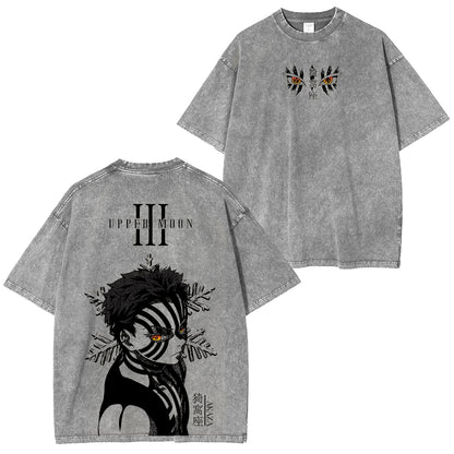 Akaza,Demon Slayer Vintage Tee