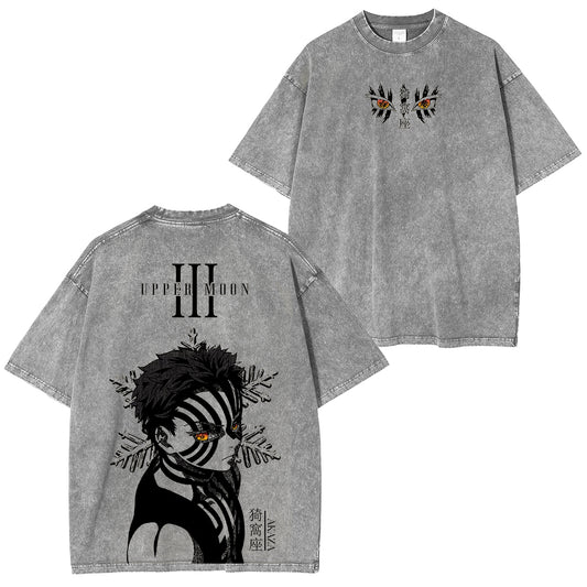 Akaza,Demon Slayer Vintage Tee