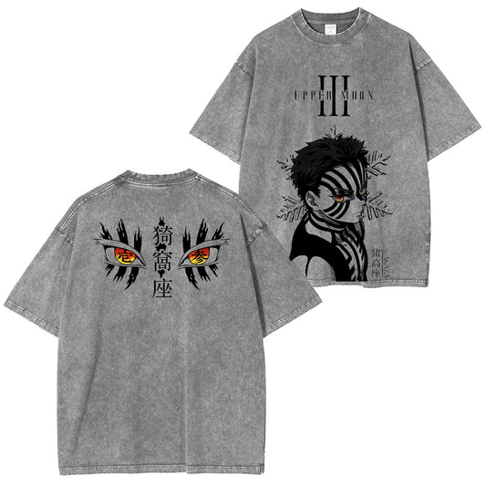Akaza,Demon Slayer Vintage Tee