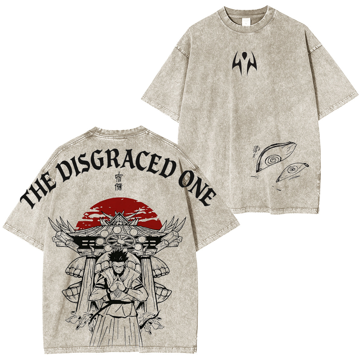 Jujutsu Kaisen Sukuna Vintage washed T-shirt/Crewneck/Hoodie
