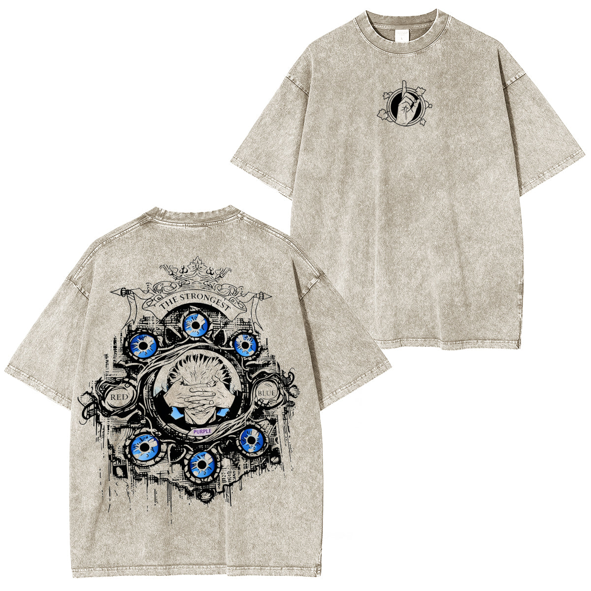 Jujutsu Kaisen :Gojo Satoru Vintage washed T-shirt/Crewneck/Hoodie