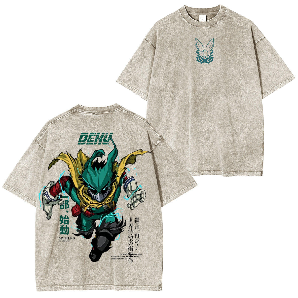 My Hero Academia Vintage washed T-shirt/Crewneck/Hoodie