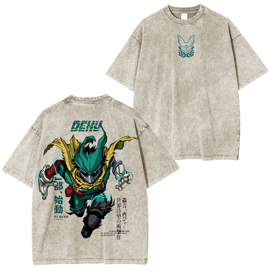 My Hero Academia Vintage washed T-shirt/Crewneck/Hoodie