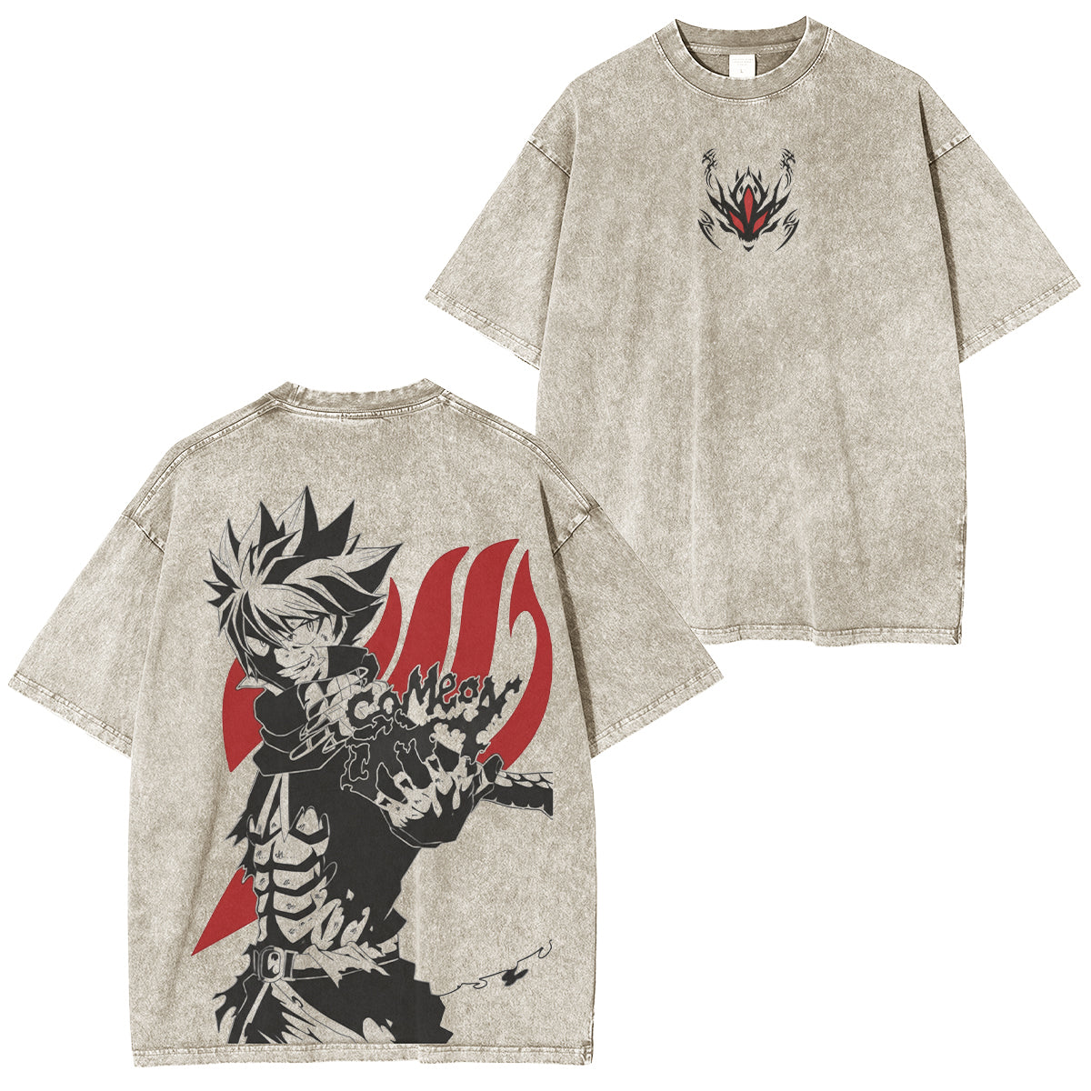 Fairy Tail :Natsu Dragneel Vintage washed T-shirt/Crewneck/Hoodie