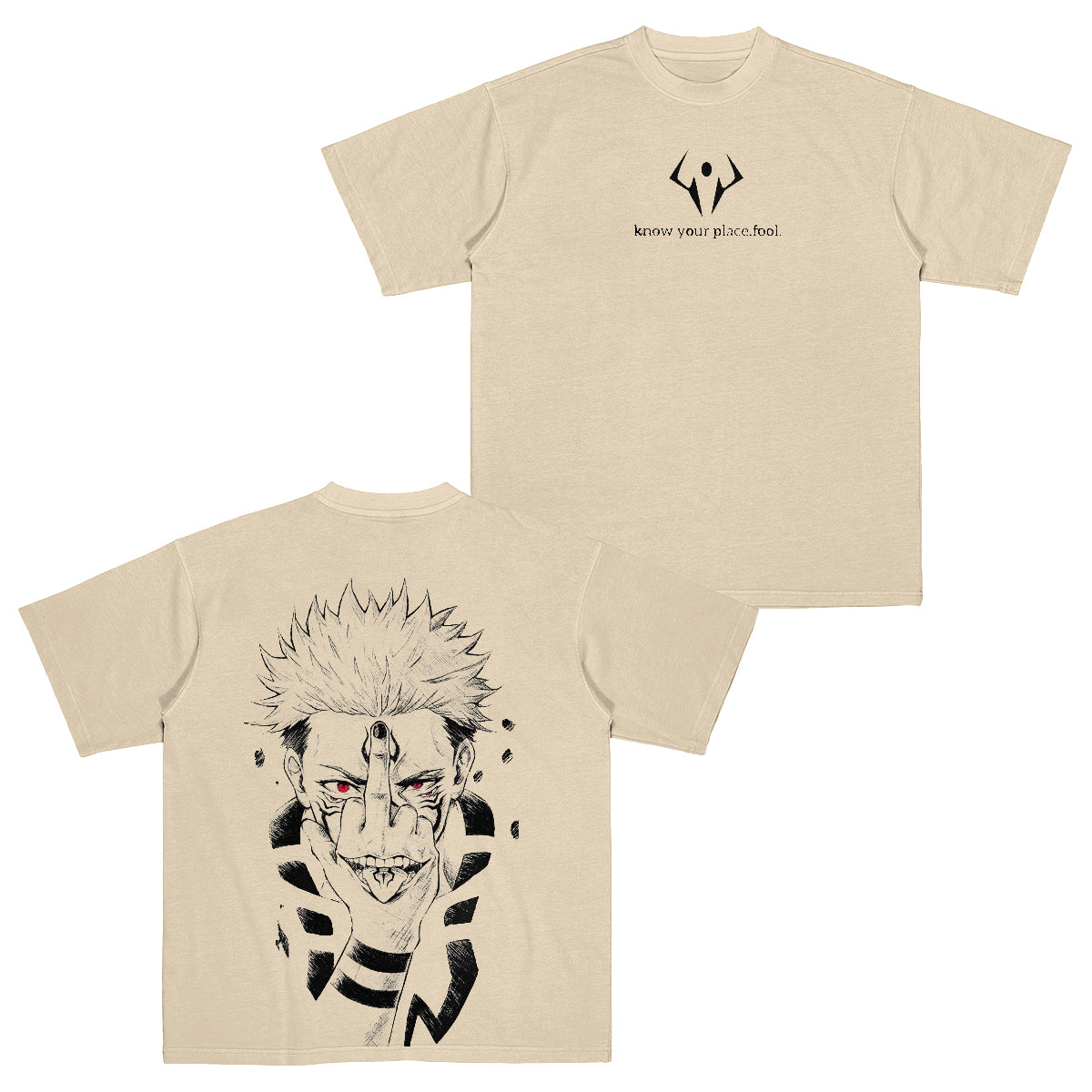 Jujutsu Kaisen :Ryomen Sukuna Unisex Polera