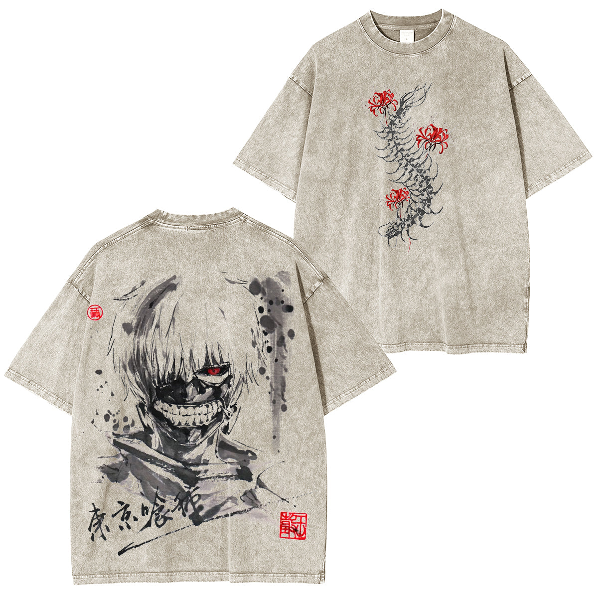 Tokyo Ghoul Anime Polera Unisex Lavada