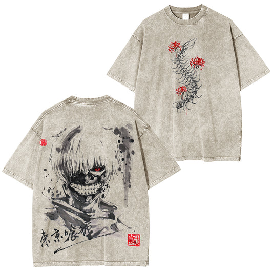Tokyo Ghoul Anime Polera Unisex Lavada