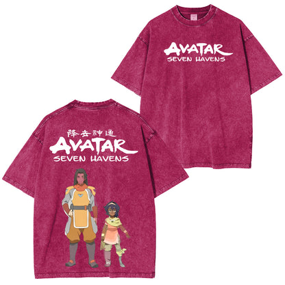 One Punch Man Avatar: Seven Havens Polera Lavada Vintage