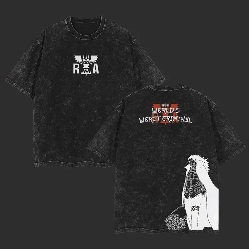 One Piece: Trafalgar Law "WORLD'S WORST CRIMINAL" Vintage T-shirt/Crewneck/Hoodie