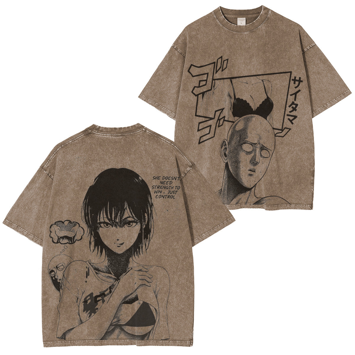 Saitama Fubuki onepunchmanseason3 Vintage Washed T-shirt/Crewneck/Hoodie