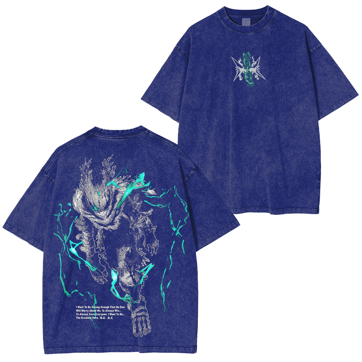 Camisa Midoriya Vigilant -My Hero Academia Vintage washed T-shirt/Crewneck/Hoodie