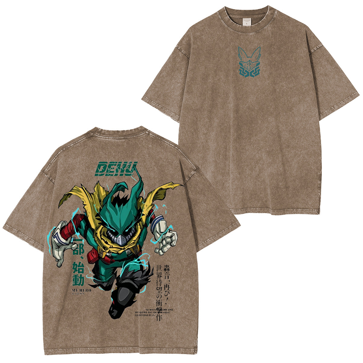 My Hero Academia Vintage washed T-shirt/Crewneck/Hoodie
