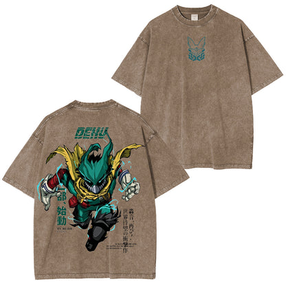 My Hero Academia Polera Lavada Vintage