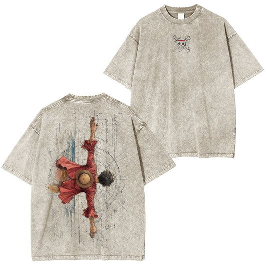 ONE PIECE Vintage washed T-shirt/Crewneck/Hoodie