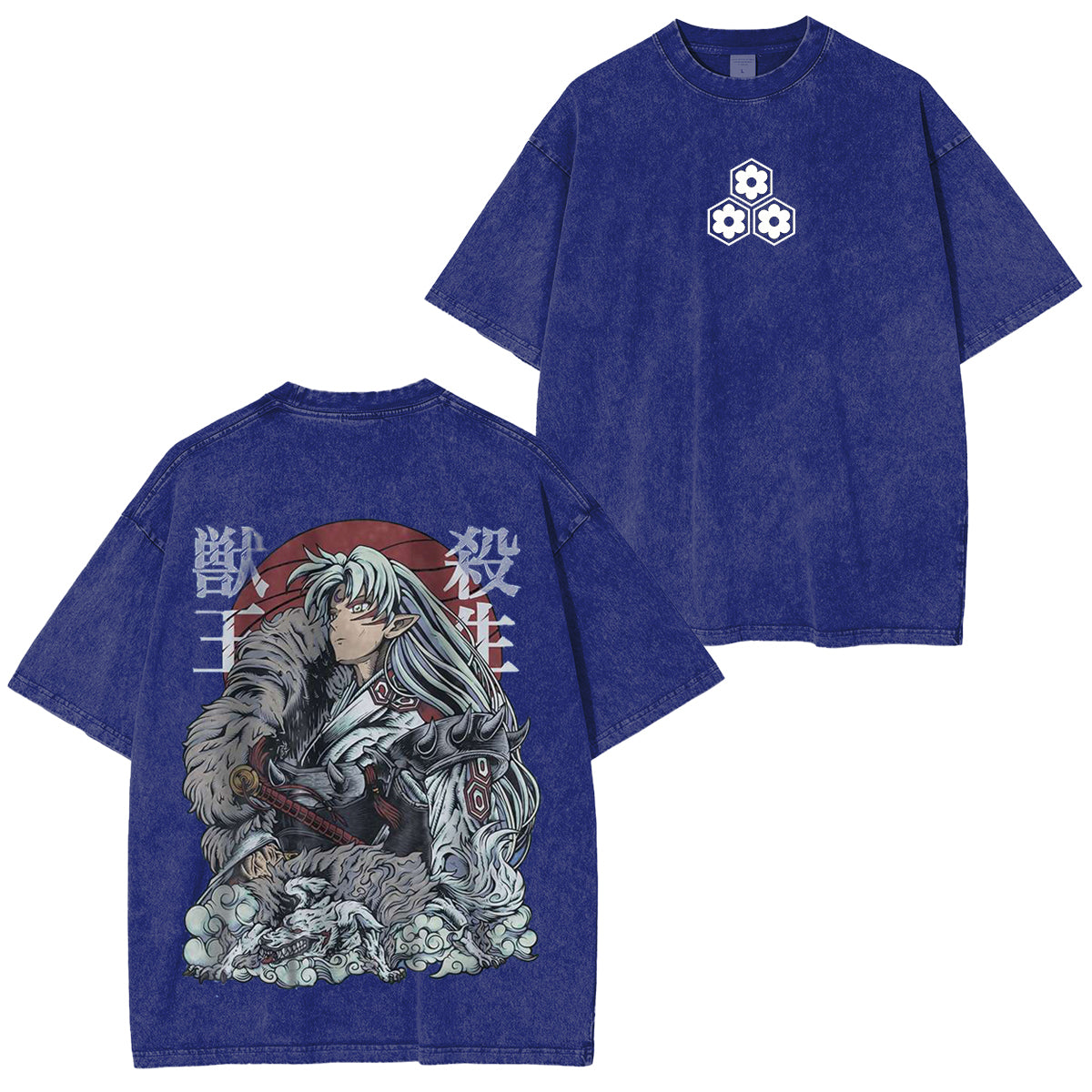 Inuyasha Vintage Polera Unisex Lavada