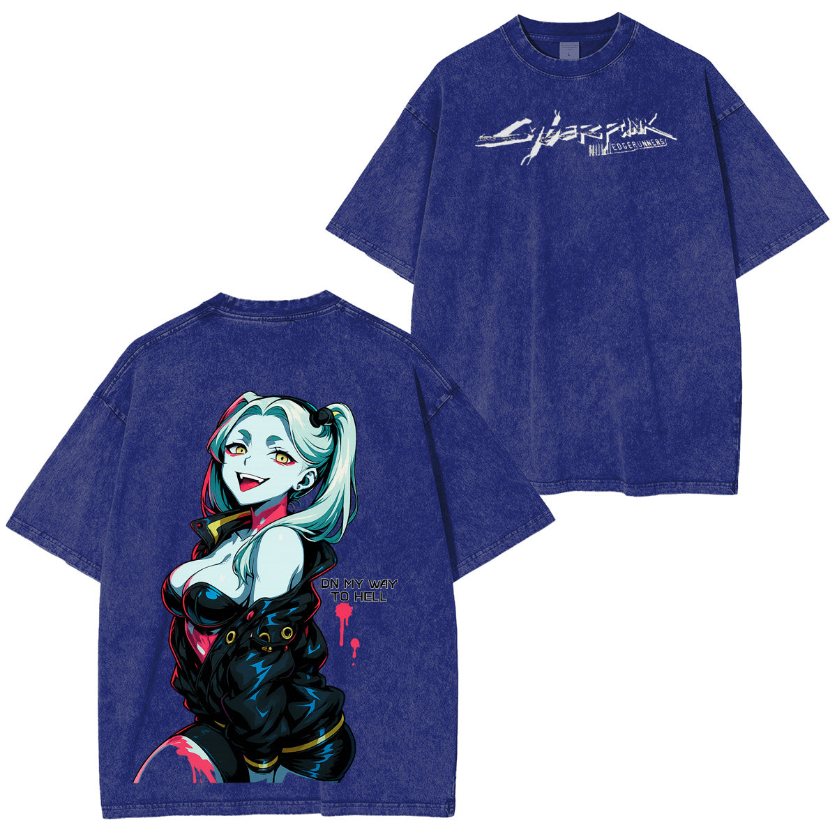 Cyberpunk: Edgerunners Unisex Washed T-shirt/Crewneck/Hoodie
