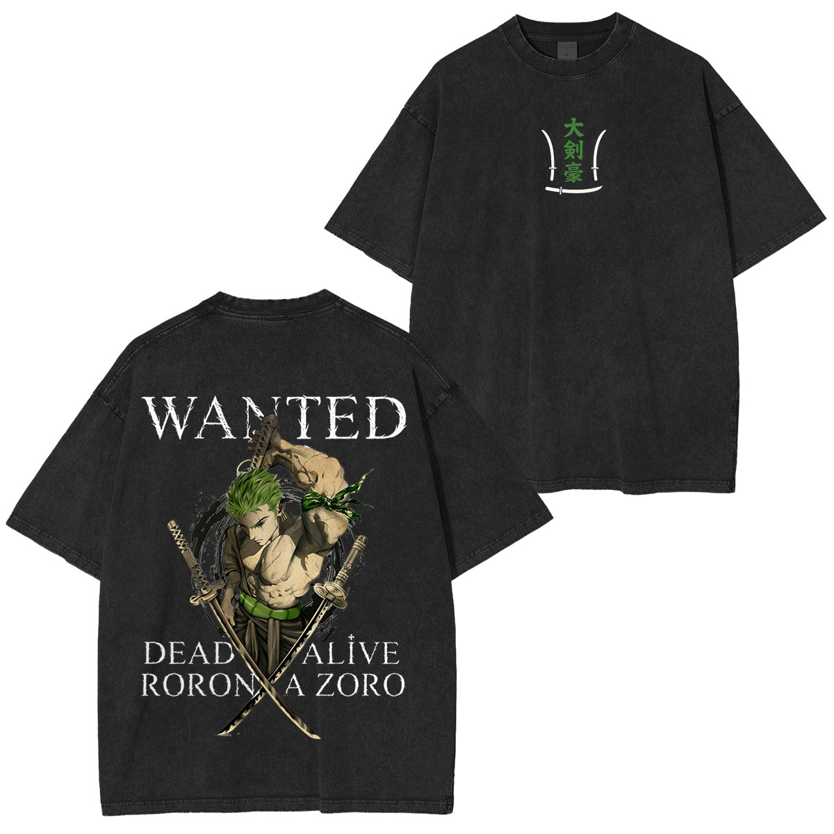 Roronoa Zoro One Piece Vintage T-shirt/Crewneck/Hoodie