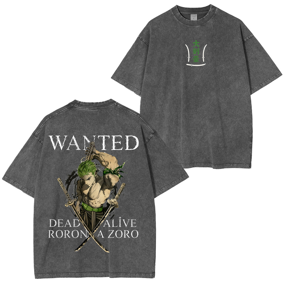 Roronoa Zoro One Piece Vintage T-shirt/Crewneck/Hoodie