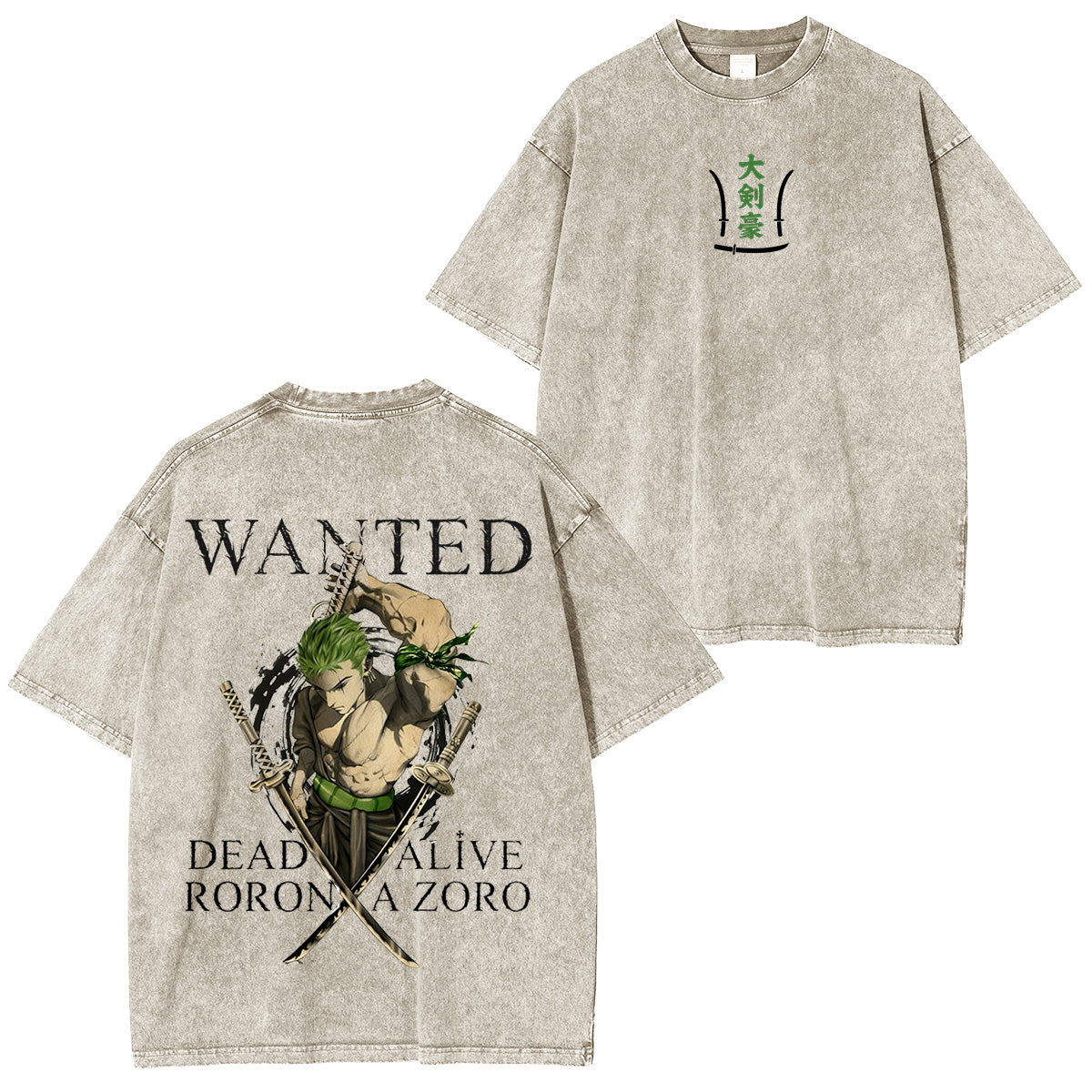 Roronoa Zoro One Piece Vintage T-shirt/Crewneck/Hoodie