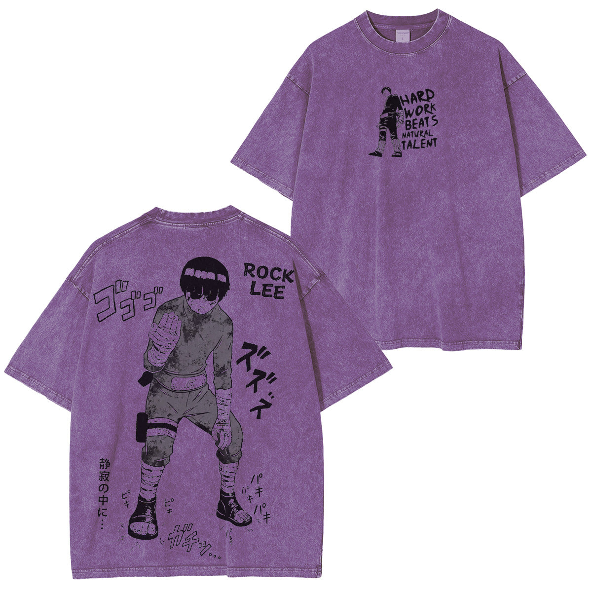 Naruto : Rock Lee Polera Vintage