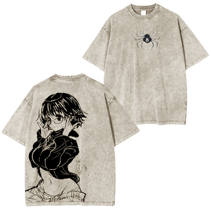 Shizuku Hunter X Hunter Vintage Washed Unisex Polera