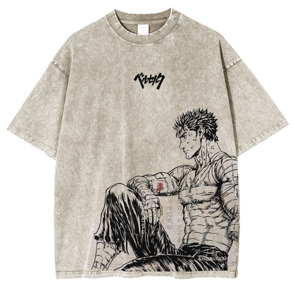 Berserk Gus Vintage Washed Unisex Polera