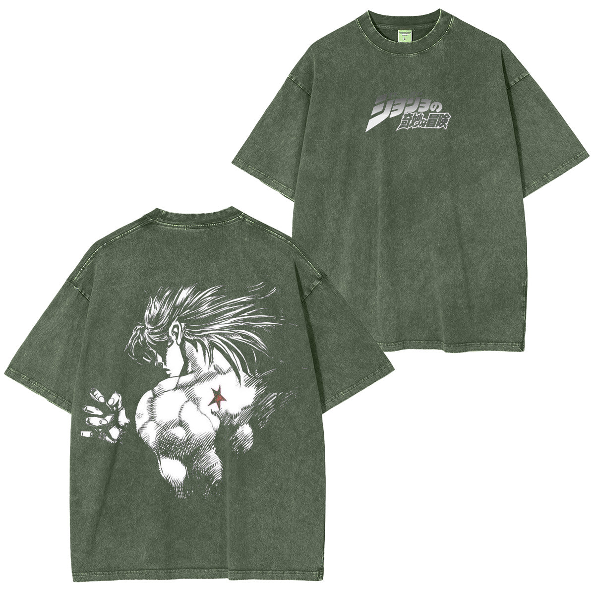 JoJo’s Bizarre Adventure Anime Washed T-shirt