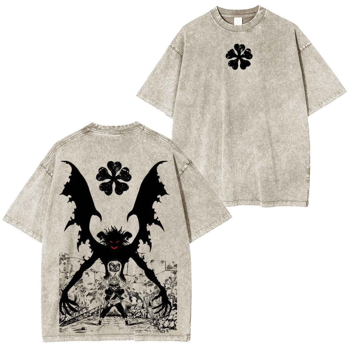 Black Clover Streetwear Inspired Anime Polera