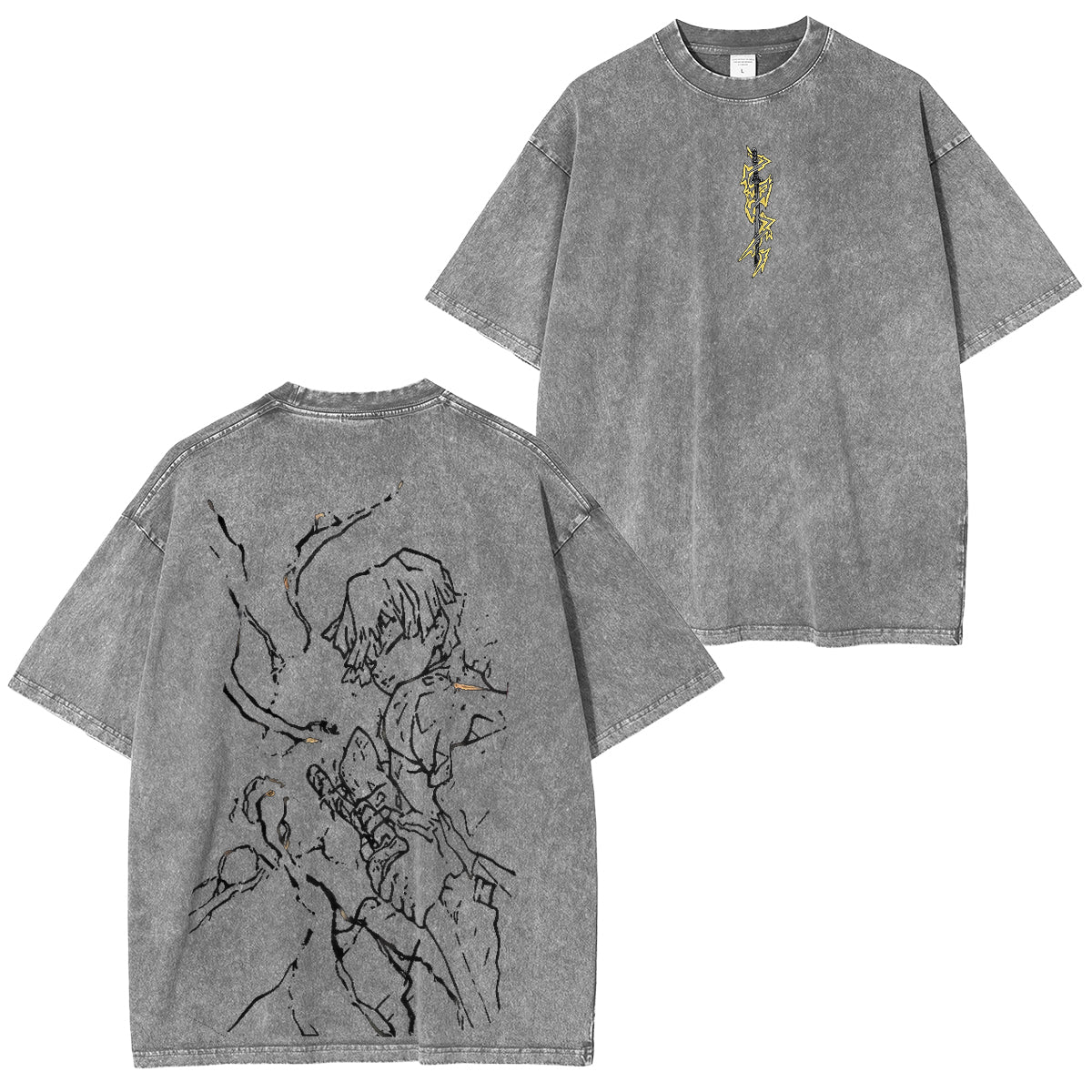 Zenitsu Agatsuma Demon Vintage Tee