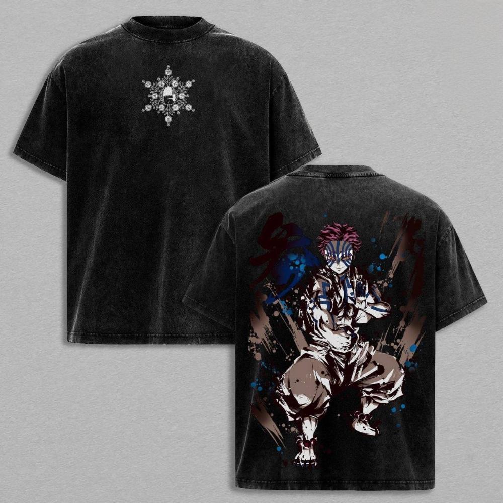 Akaza Demon Slayer Vintage Polera