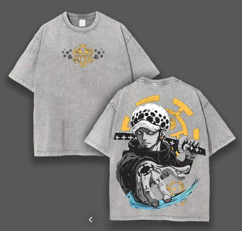 Trafalgar D. Water Law One Piece Vintage Washed Unisex T-Shirt