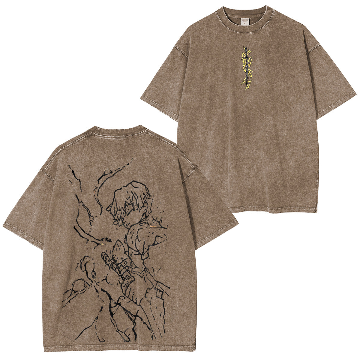 Zenitsu Agatsuma Demon Vintage Tee