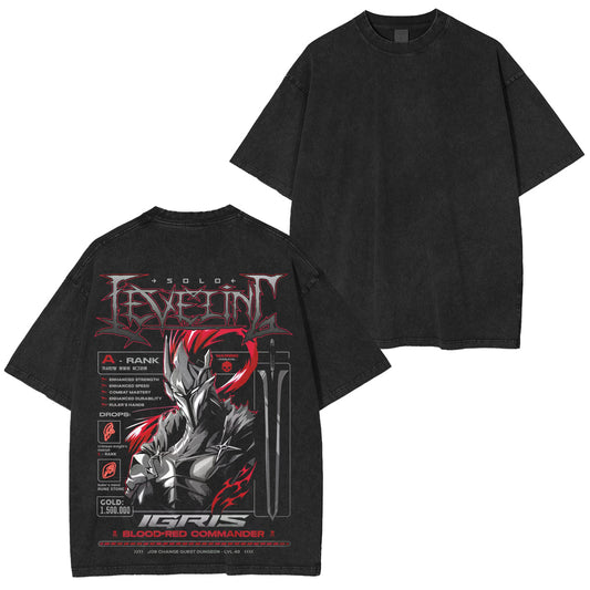 Solo Leveling Vintage washed T-shirt/Crewneck/Hoodie