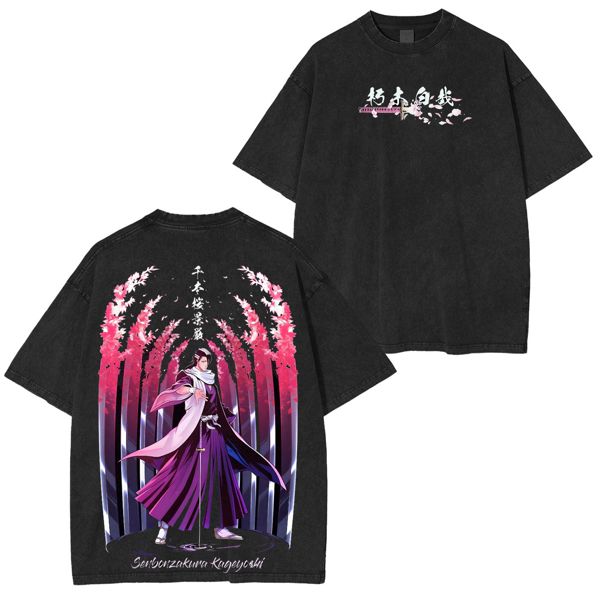 BLEACH :Byakuya Kuchiki Polera Lavada Vintage