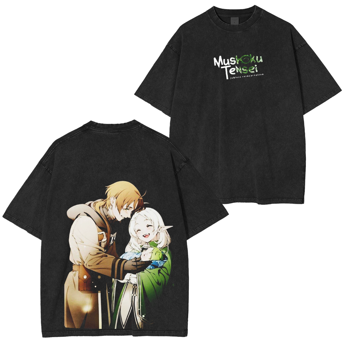 Mushoku Tensei: Jobless Reincarnation Washed T-shirt/Crewneck/Hoodie