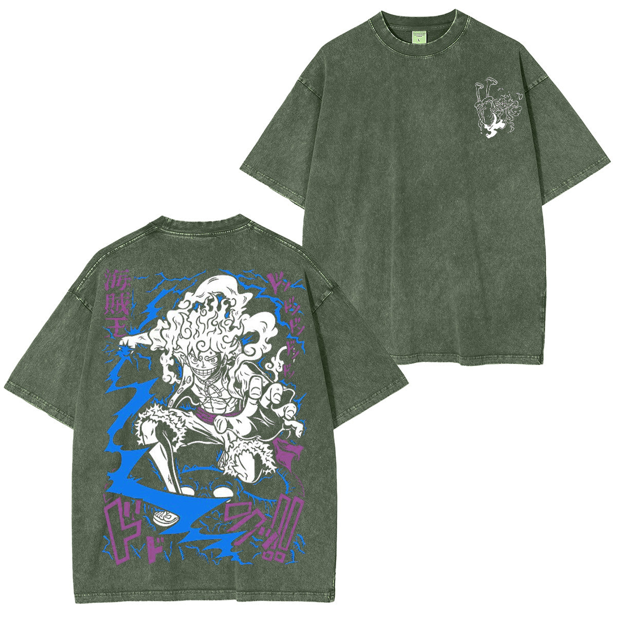 Luffy One Piece Washed T-shirt/Crewneck/Hoodie