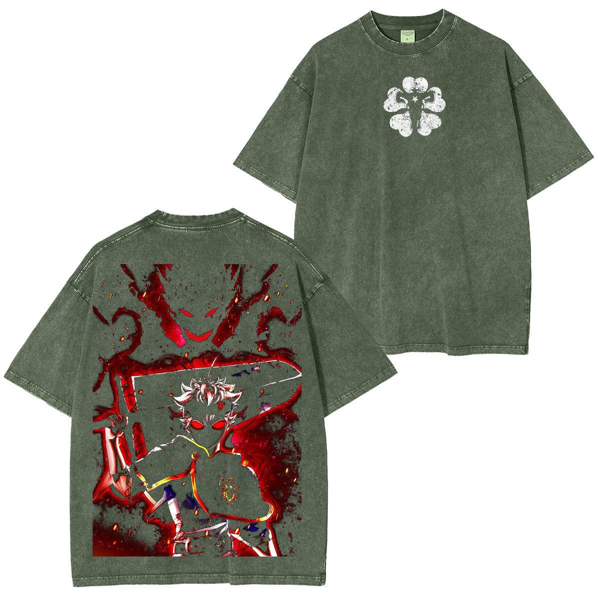 Black Clover Washed T-shirt/Crewneck/Hoodie
