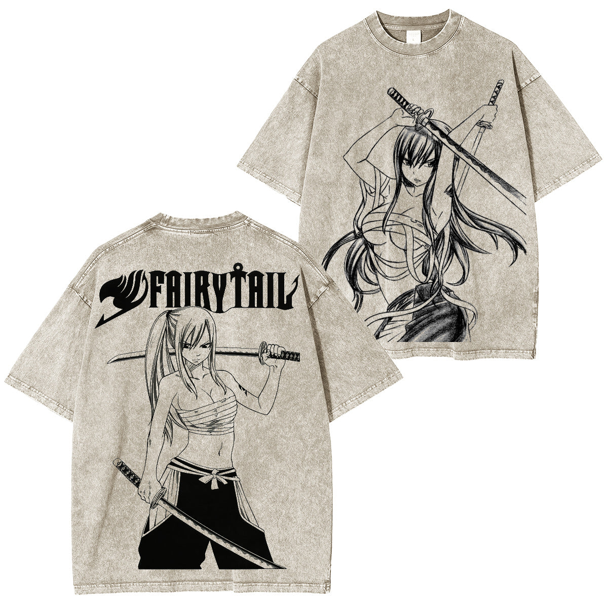 Fairy Tail Washed T-shirt/Crewneck/Hoodie