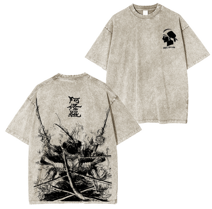 Zoro,One Piece Anime Polera Lavada