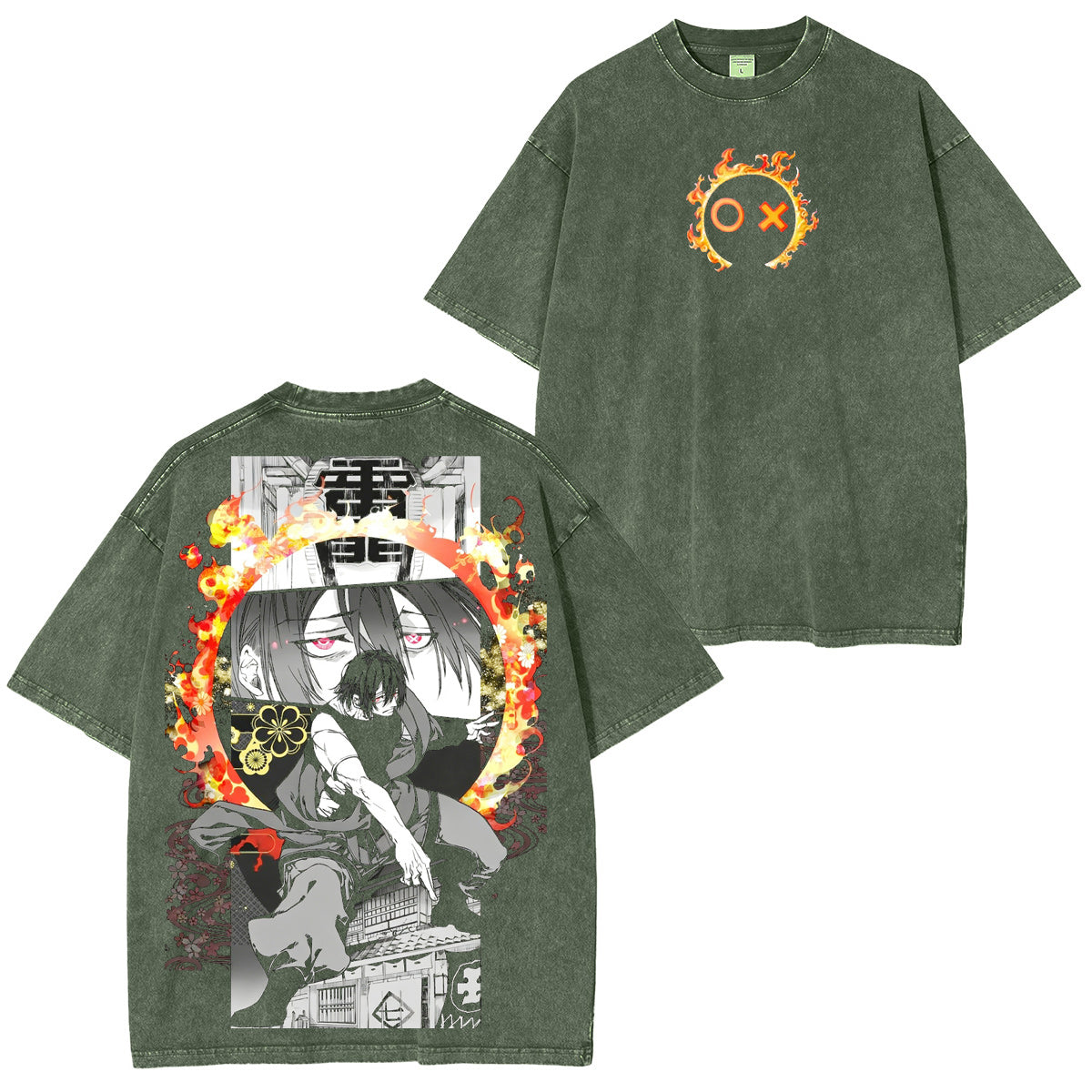 Shinra Kusakabe Fire Force Washed T-shirt/Crewneck/Hoodie
