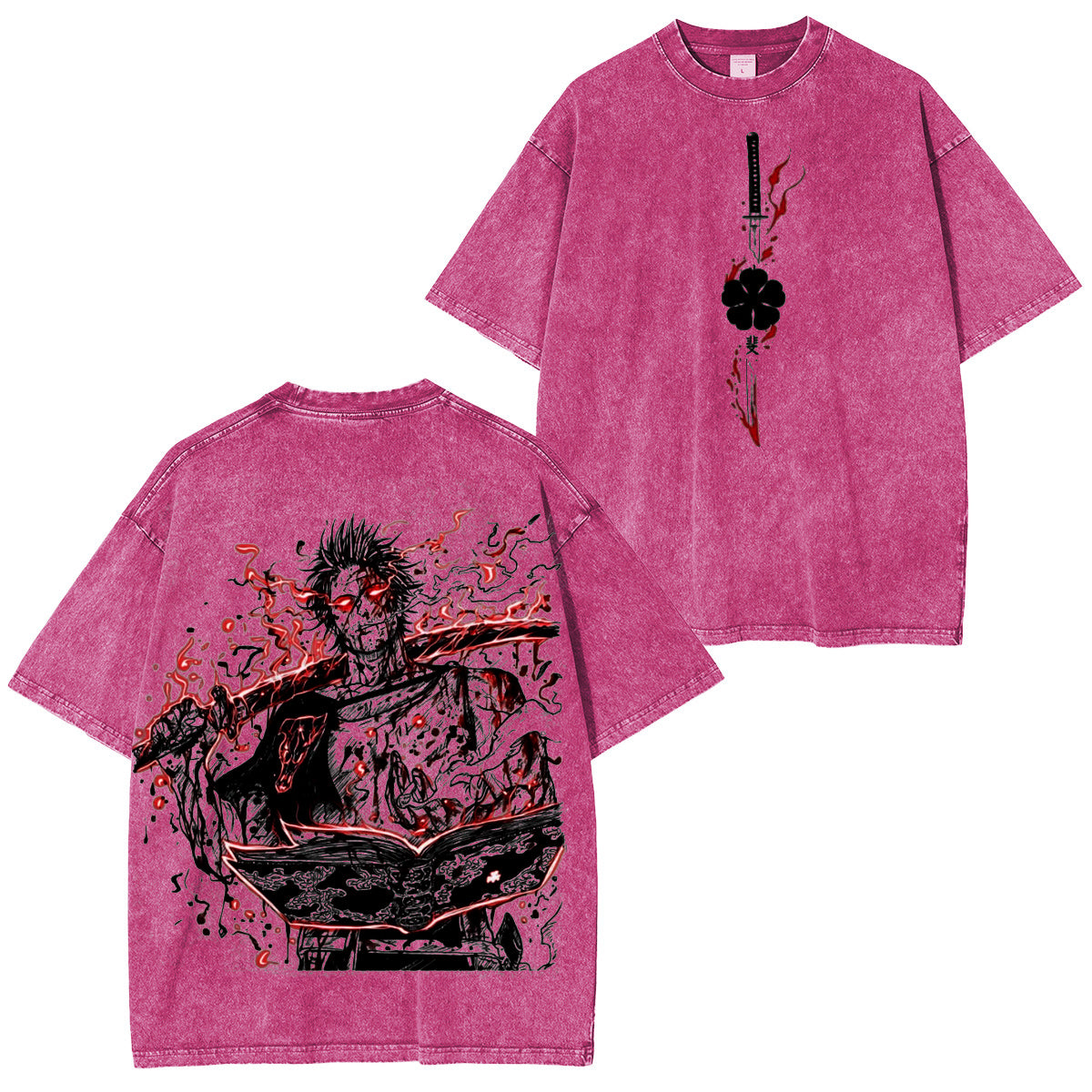 Black Clover Polera Lavada