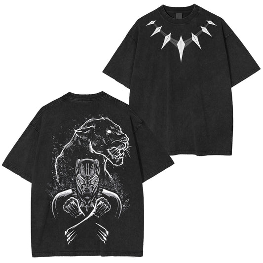 Black Panther Washed T-shirt/Crewneck/Hoodie