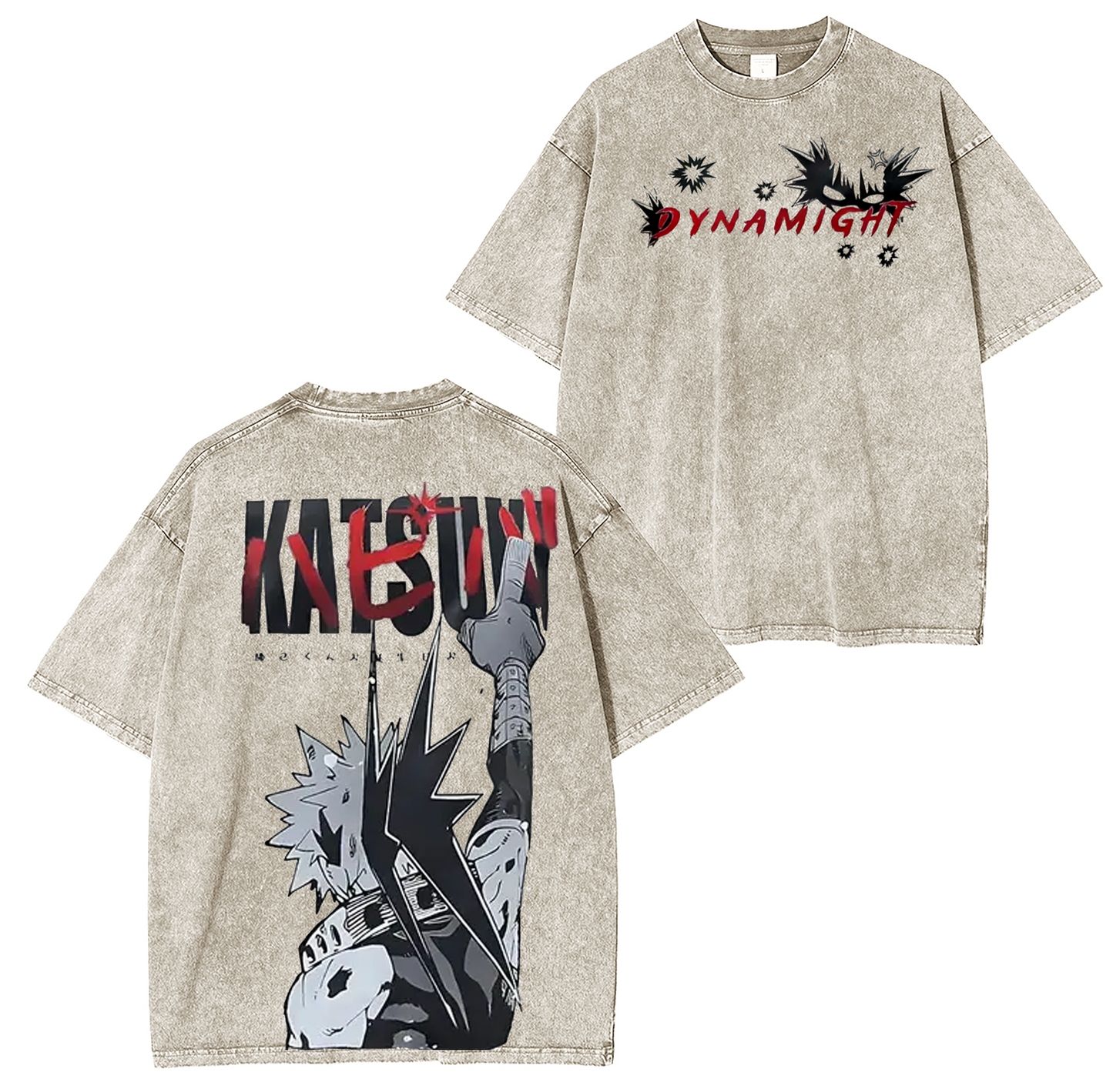 Bakugou,My Hero Academia Anime Polera Lavada