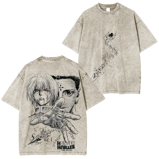Hunter X Hunter Anime Washed T-shirt/Crewneck/Hoodie