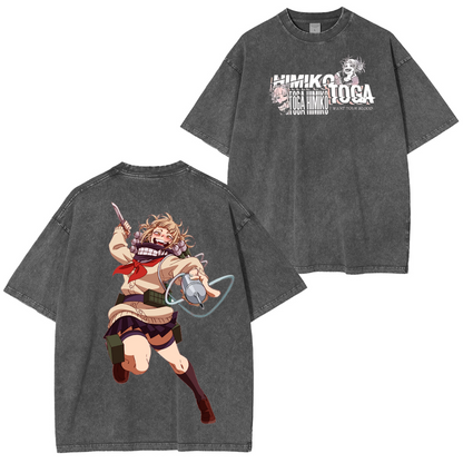 Himiko Toga My Hero Academia Anime Polera Lavada