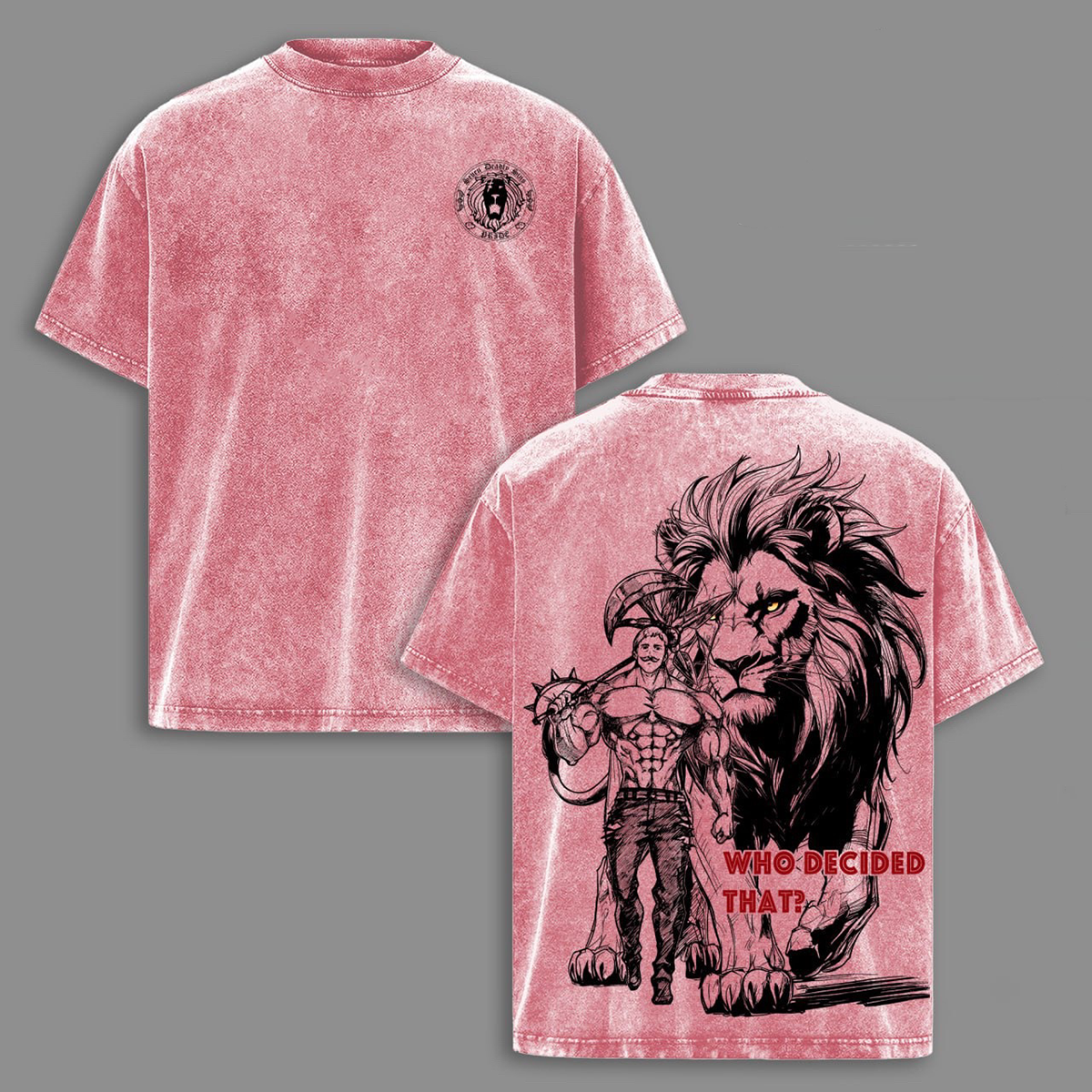 The Seven Deadly Sins Washed T-shirt/Crewneck/Hoodie