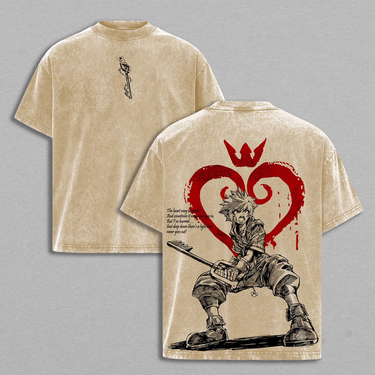 Kingdom Hearts Washed T-shirt