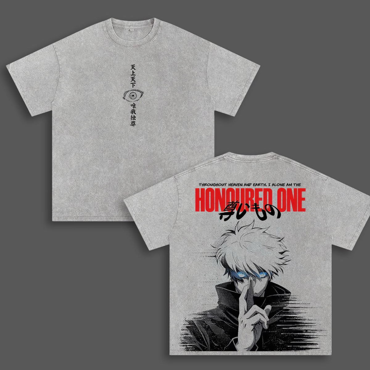 Gojo Satoru - The Honoured One Polera Lavada