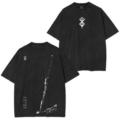 Berserk Anime Polera Lavada