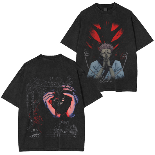 Jujutsu Kaisen Anime Washed T-shirt/Crewneck/Hoodie